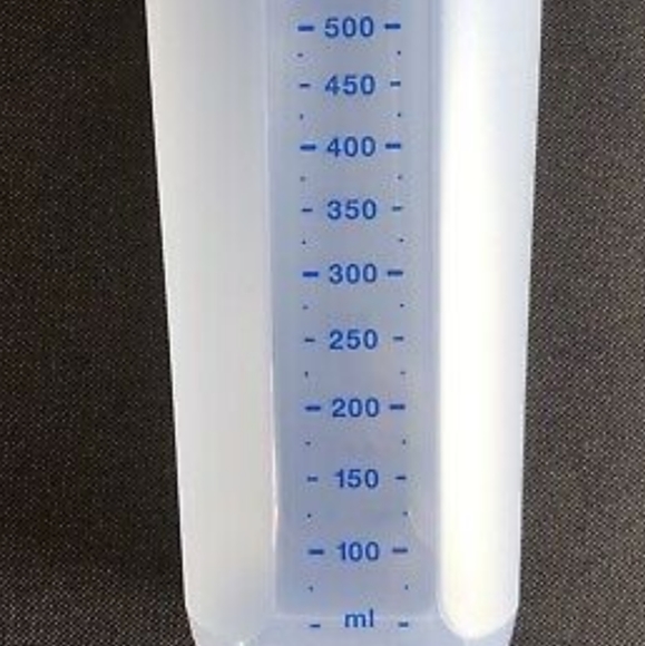 Tupperware taffy water  blue Quick Shake container - Picture 7 of 9